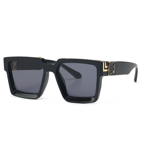 Shield Square Black Sunglasses